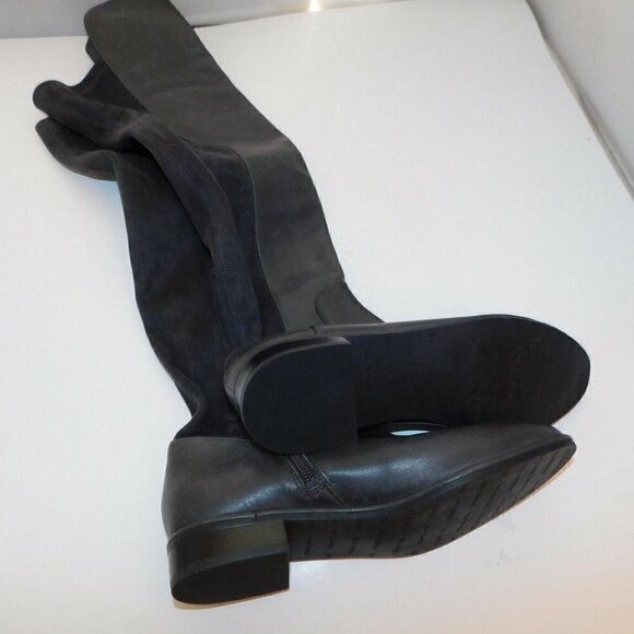 VIA SPIGA Itala 50/50 Stretch Leather Over the Knee boots sz 5 M New - Picture 5 of 5